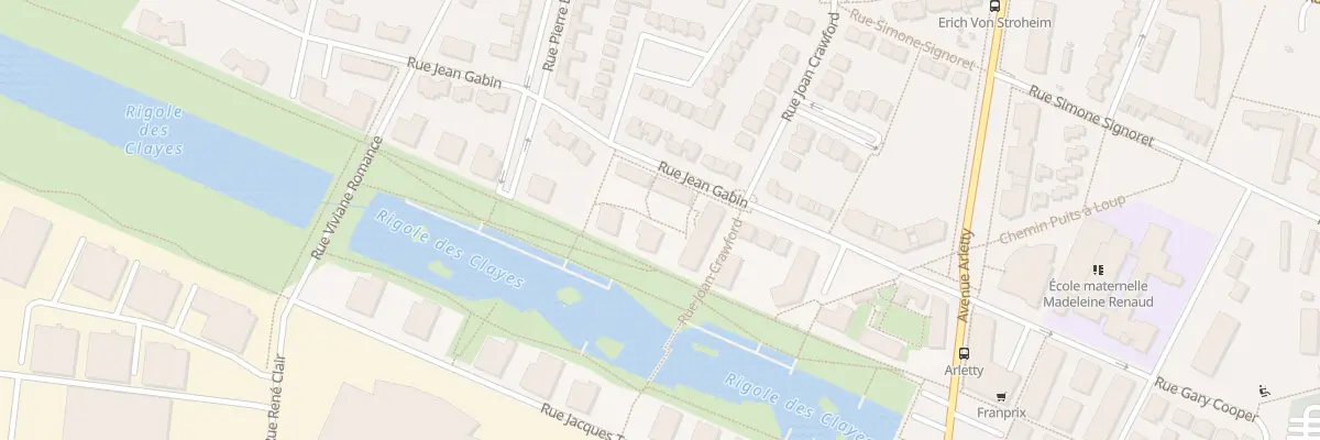 Plan du 45 Rue Jean Gabin à Bois-d’Arcy