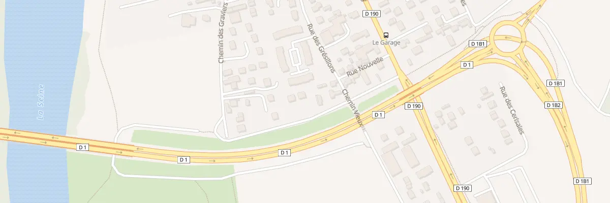 Plan du 1B Rue des Gresillons à Triel-sur-Seine
