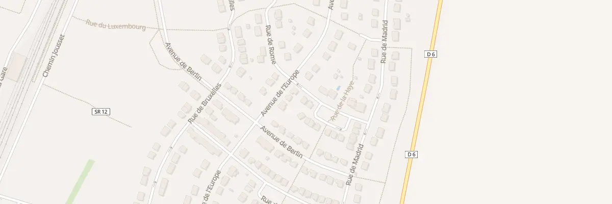 Plan du 16 Rue de Rome à Angerville