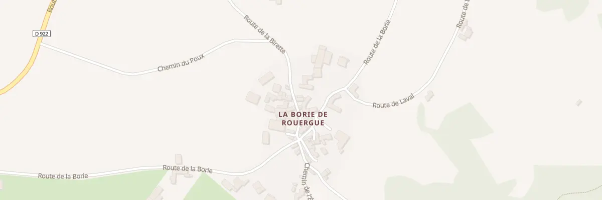 Plan du 5189 La Borie de Rouergue à Saint-André-de-Najac