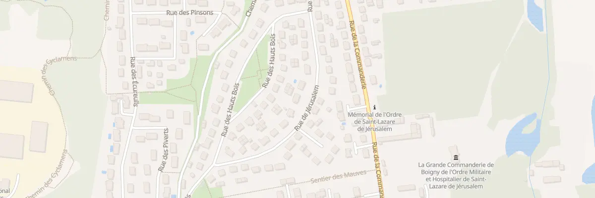 Plan du 15 Rue de Jerusalem à Boigny-sur-Bionne