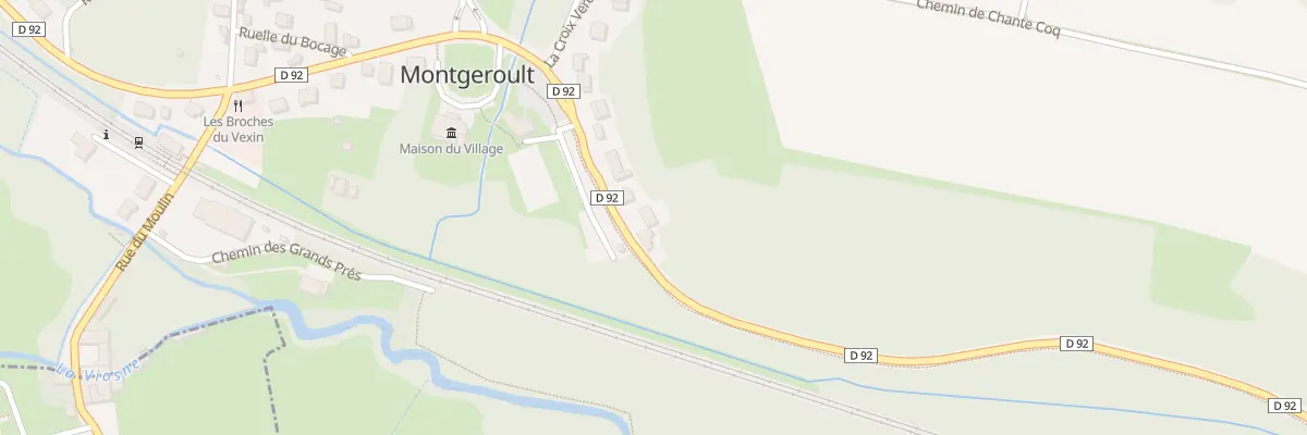Plan du 29 Rue de la Vallee à Montgeroult