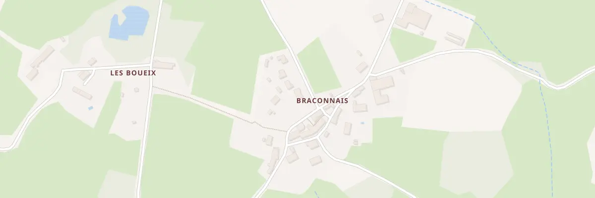 Plan du 4 Braconnais à Roches