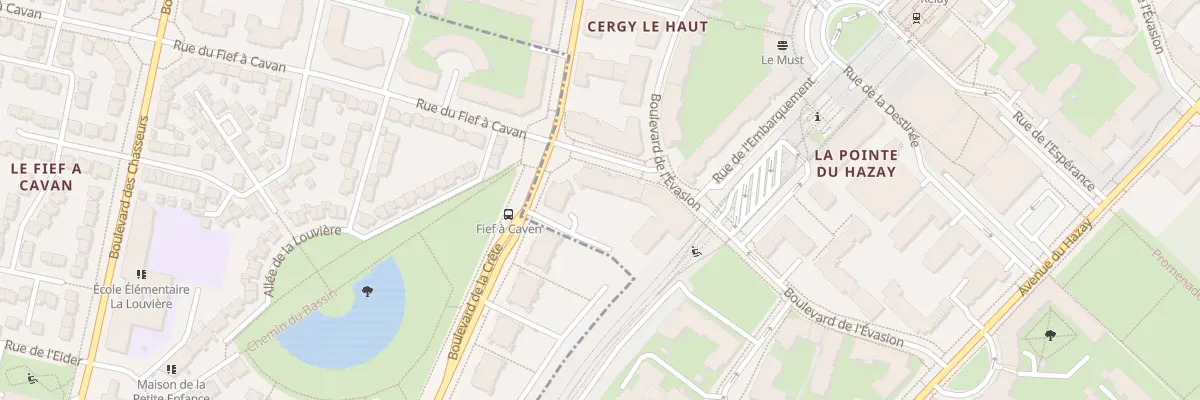 Plan du 3 Rue du Désert aux Nuages à Cergy