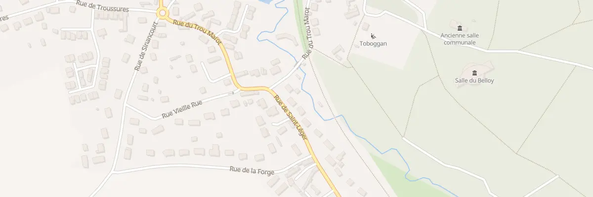 Plan du 3 Rue de St Leger à Rainvillers