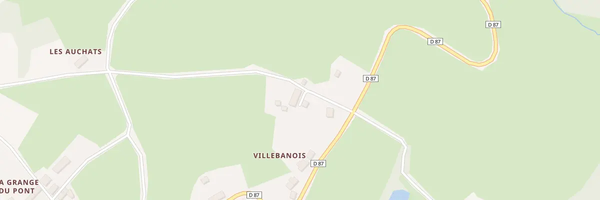 Plan du 3 Villebanois à La Cellette
