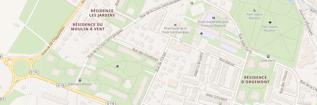 Plan du 16 Rue de l’Ouye à Dourdan