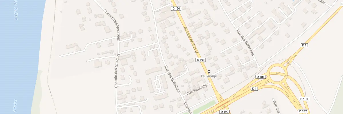 Plan du 9001 Rue des Gresillons à Triel-sur-Seine