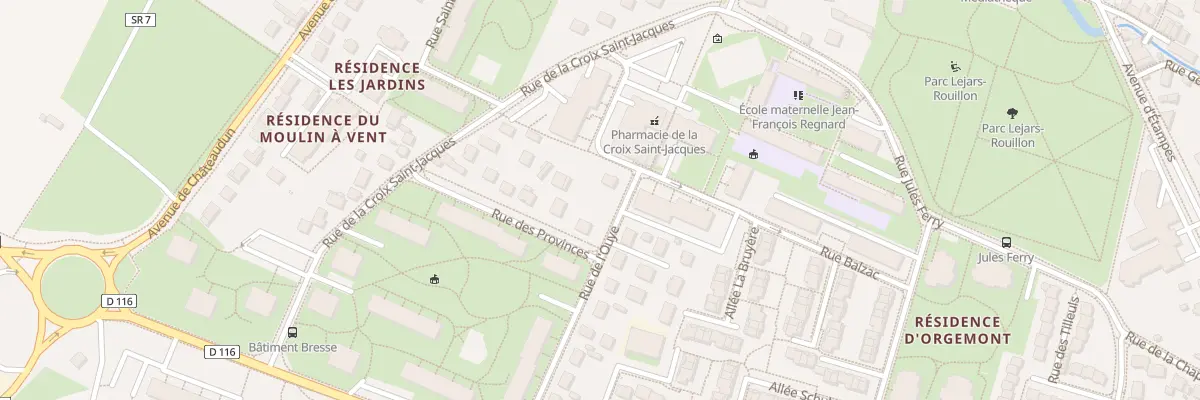 Plan du 14 Rue de l’Ouye à Dourdan