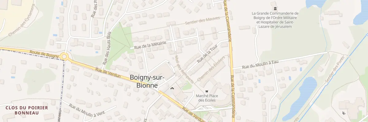 Plan du 15 Rue de la Tour à Boigny-sur-Bionne