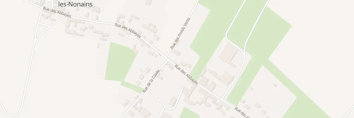 Plan du 23 Rue des Abbayes à Beaumont-les-Nonains