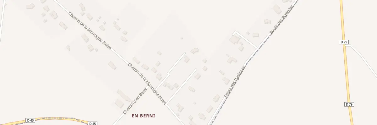 Plan du 61 Che de la Montagne Noire à Garrevaques