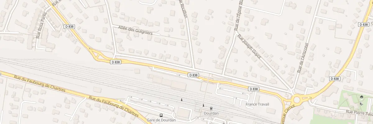 Plan du 1 Rue de Rouillon à Dourdan