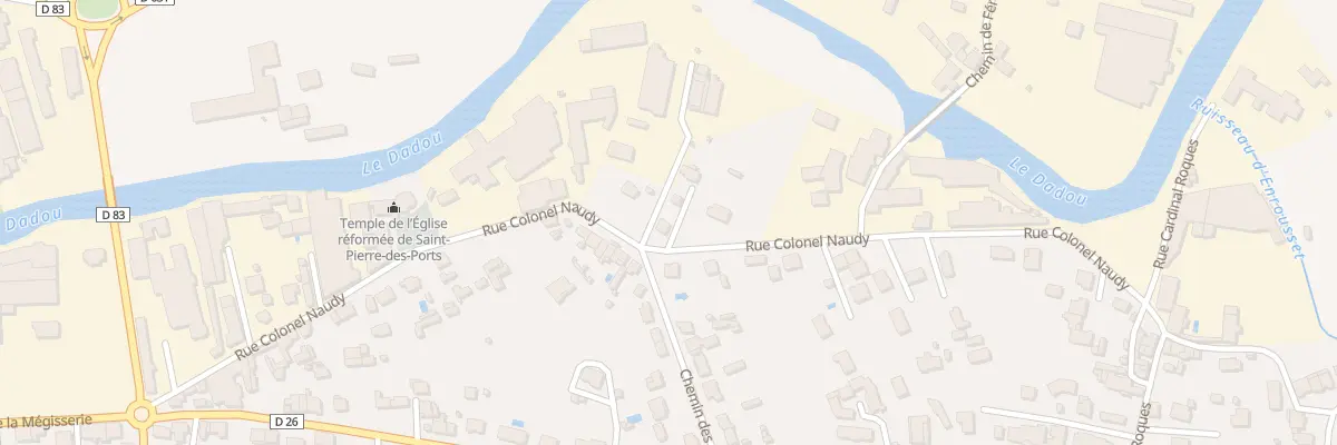 Plan du 31 Rue Colonel Naudy à Graulhet