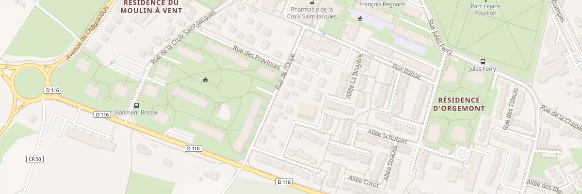 Plan du 23 Rue de l’Ouye à Dourdan