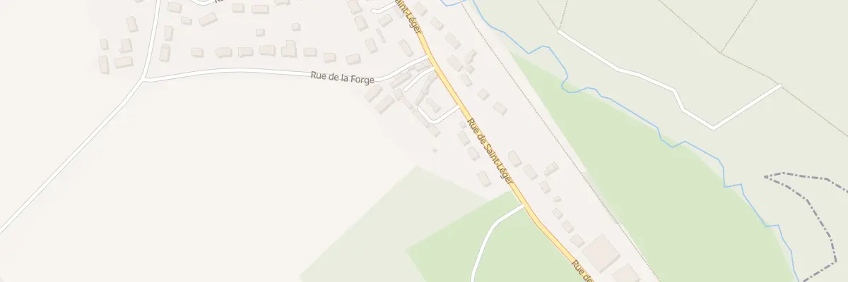 Plan du 16B Rue de St Leger à Rainvillers