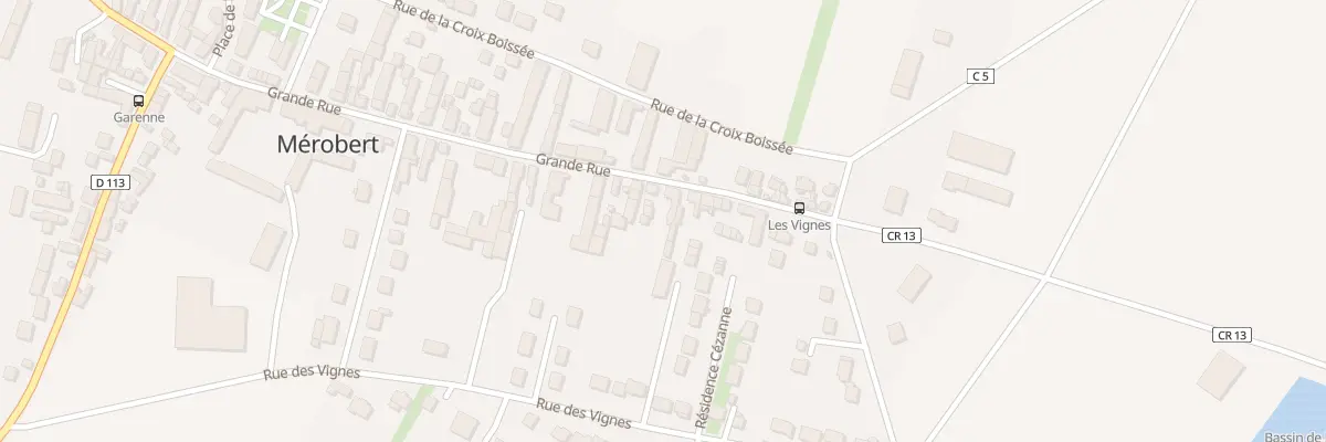 Plan du 10 Gr Gde Rue à Mérobert