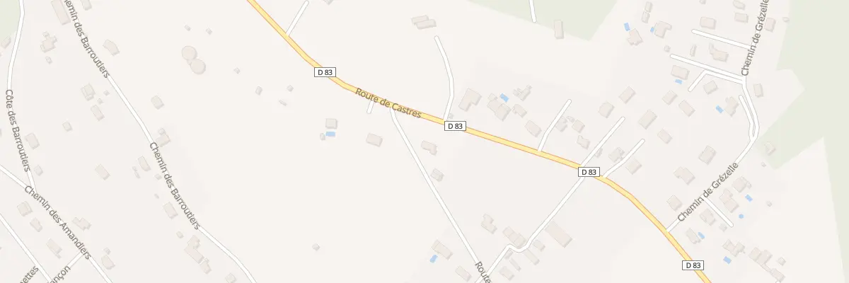 Plan du 508 Rte de Castres à Graulhet