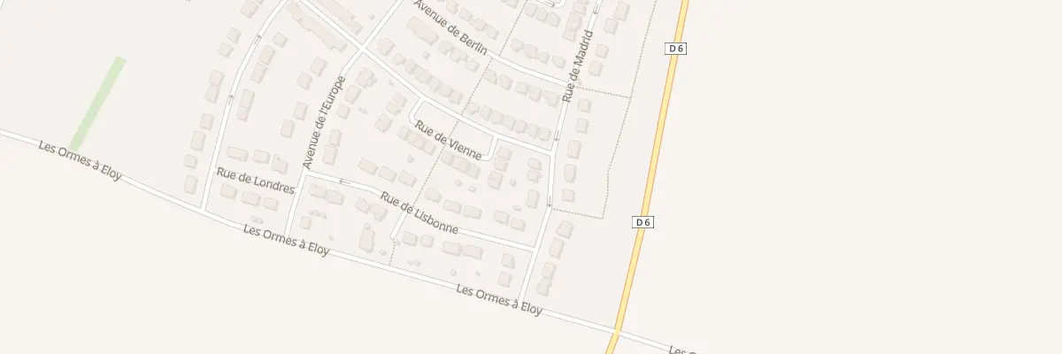 Plan du 34 Rue de Madrid à Angerville