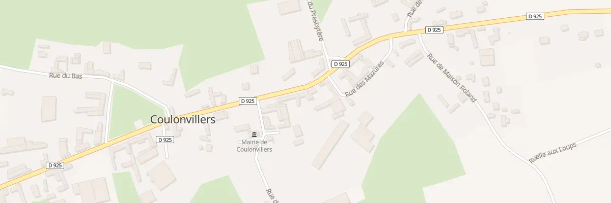Plan du 32 Rte d’Abbeville à Coulonvillers