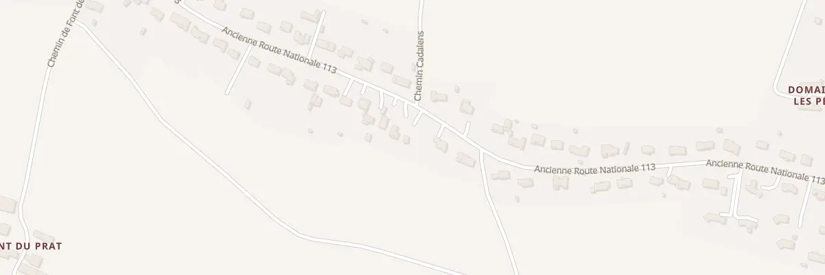 Plan du 631 Rte Ancienne 113 à Saint-Martin-Lalande
