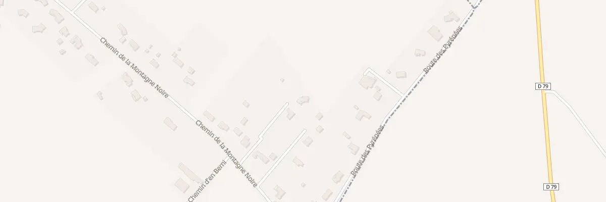 Plan du 59 Che de la Montagne Noire à Garrevaques
