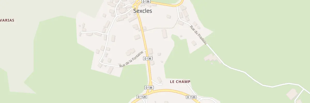 Plan du 5 Rue de la Maronne à Sexcles