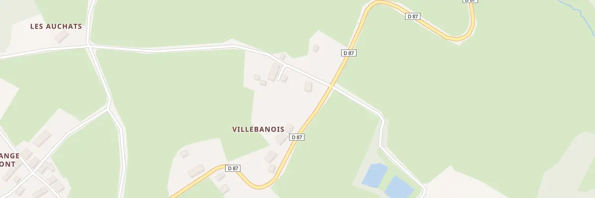 Plan du 2 Villebanois à La Cellette