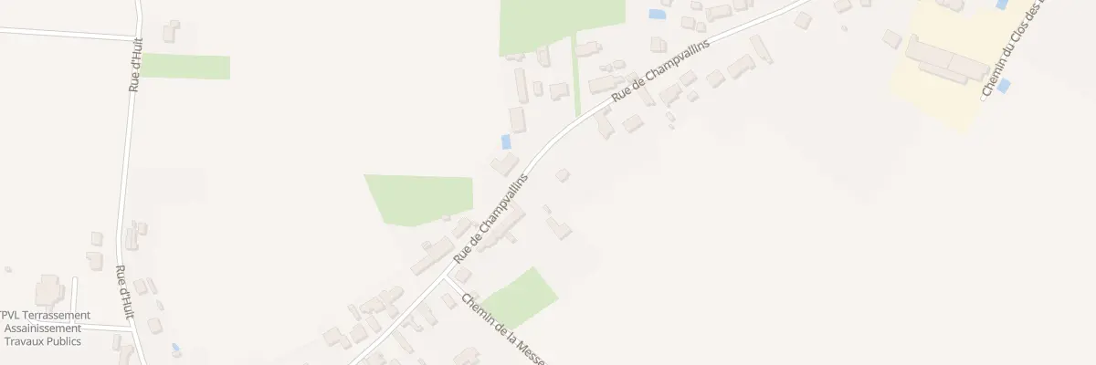 Plan du 443 Rue de Champvallins à Sandillon