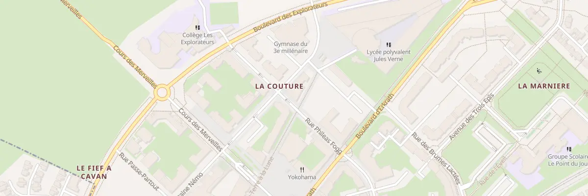 Plan du 3 Rue Phileas Fogg à Cergy