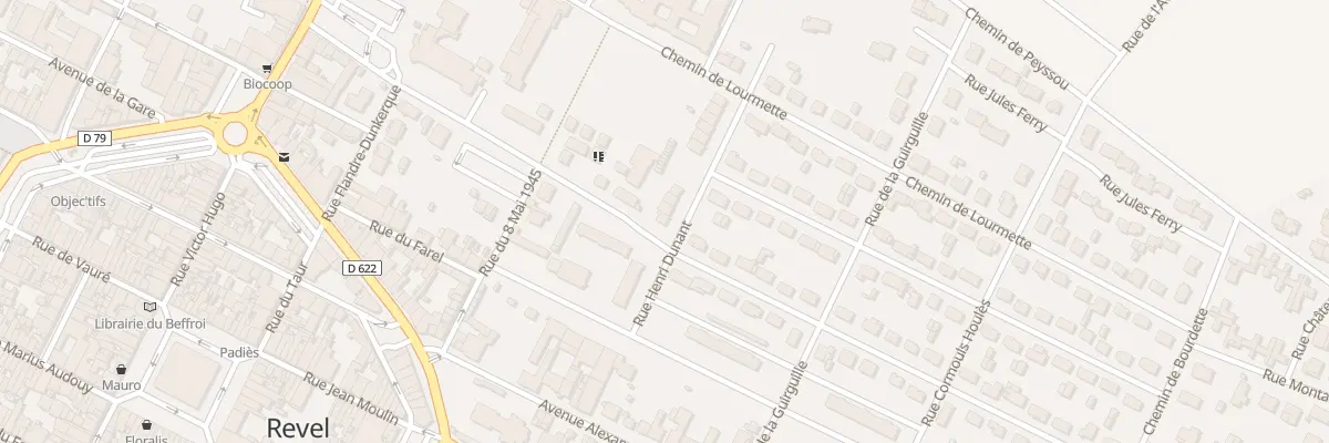 Plan du 10 Rue Henri Dunant à Revel