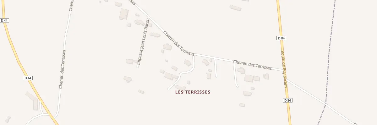 Plan du 1 Ham des Terrisses à Palleville
