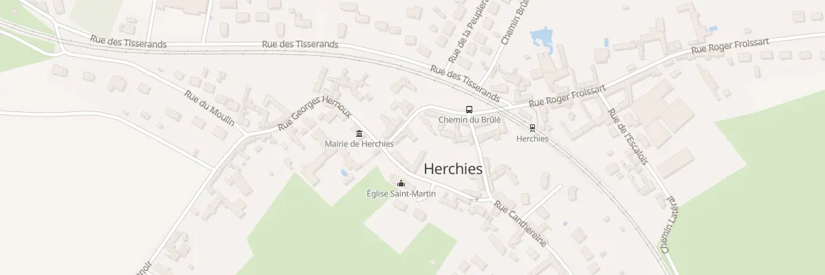 Plan du 11 Rue Georges Hernoux à Herchies