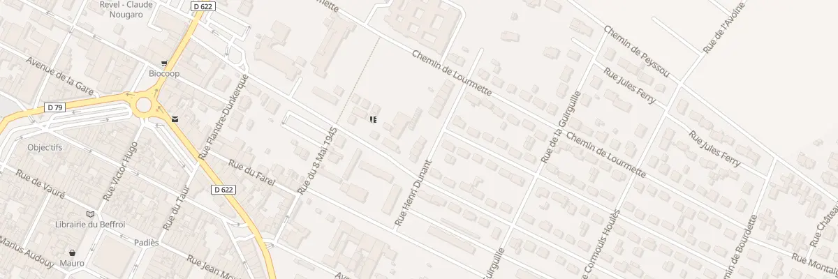 Plan du 7 Rue Henri Dunant à Revel