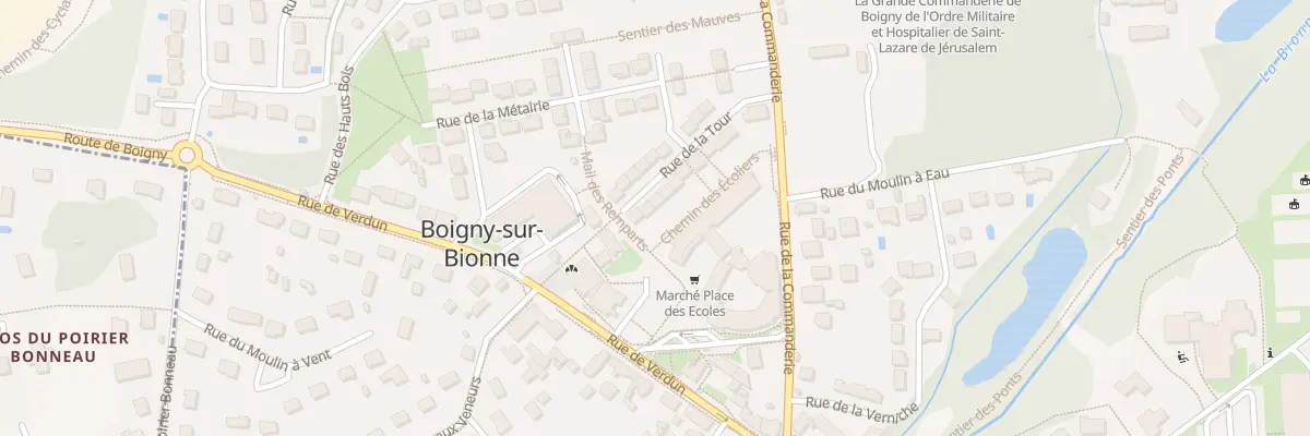 Plan du 20 Rue de la Tour à Boigny-sur-Bionne
