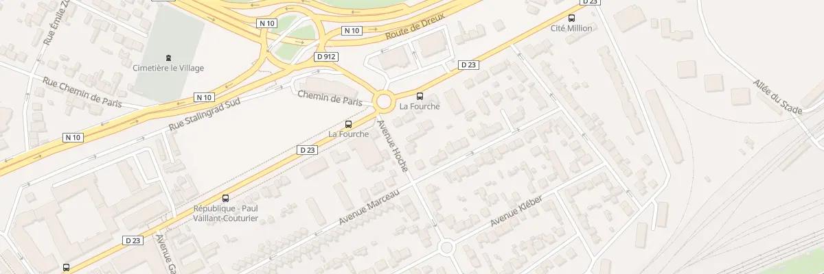 Plan du 1 Av Hoche à Trappes