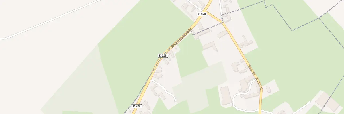 Plan du 2 Rte Nationale à Caumont