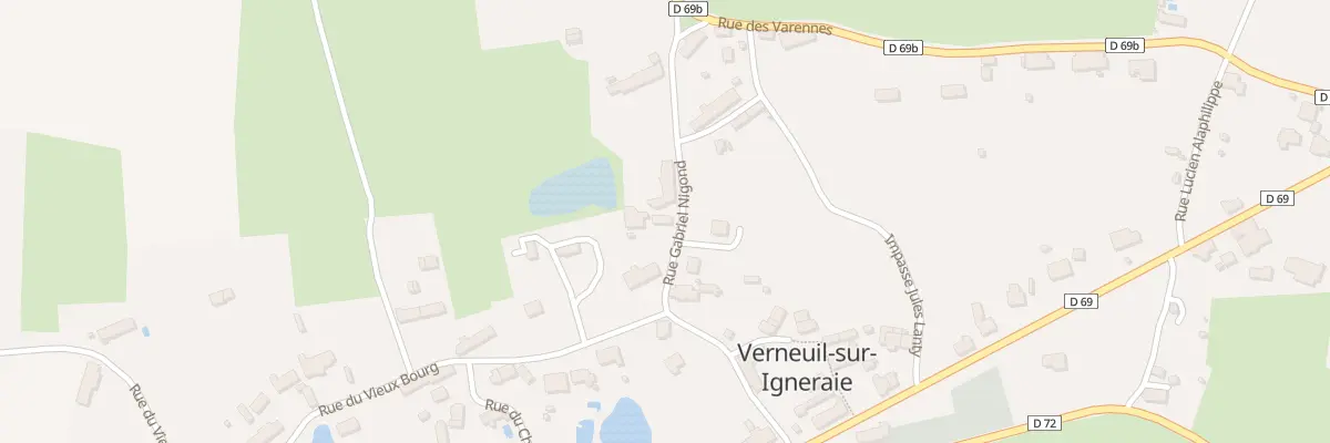 Plan du 6 Rue Gabriel Nigond à Verneuil-sur-Igneraie
