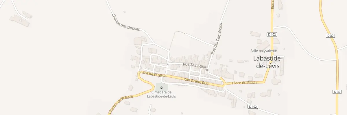 Plan du 25 Rue Saint Blaise à Labastide-de-Lévis