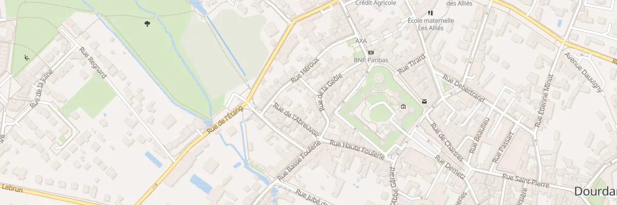 Plan du 20 Rue de la Geole à Dourdan