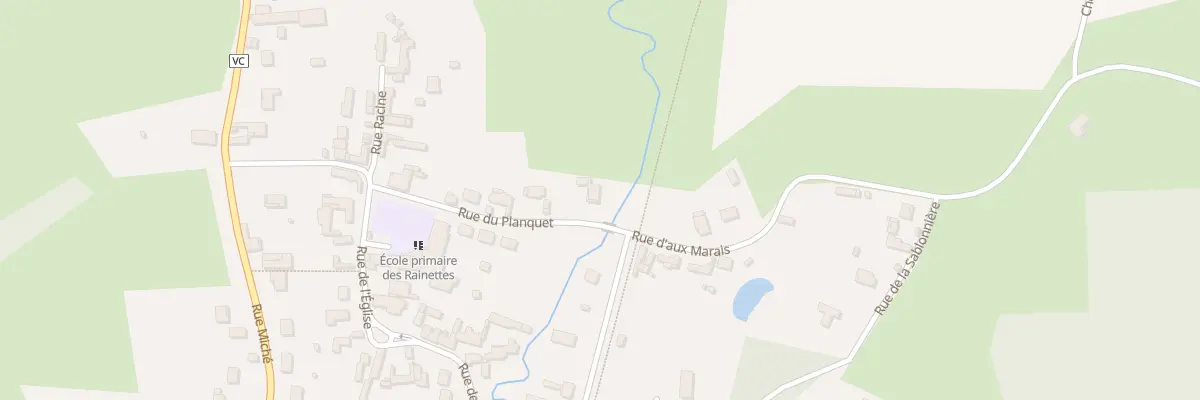 Plan du 13 Rue du Planquet à Rainvillers