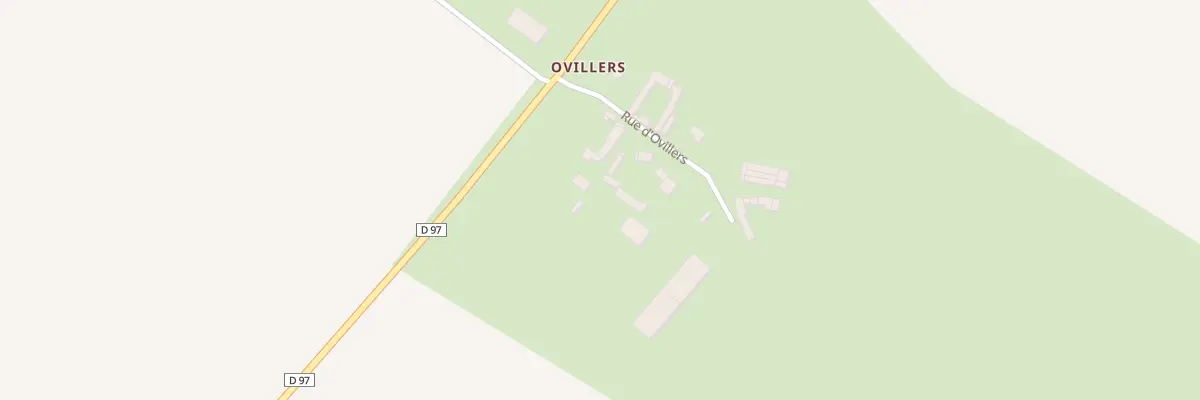 Plan du 12 Rue d’Ovillers à Prévillers
