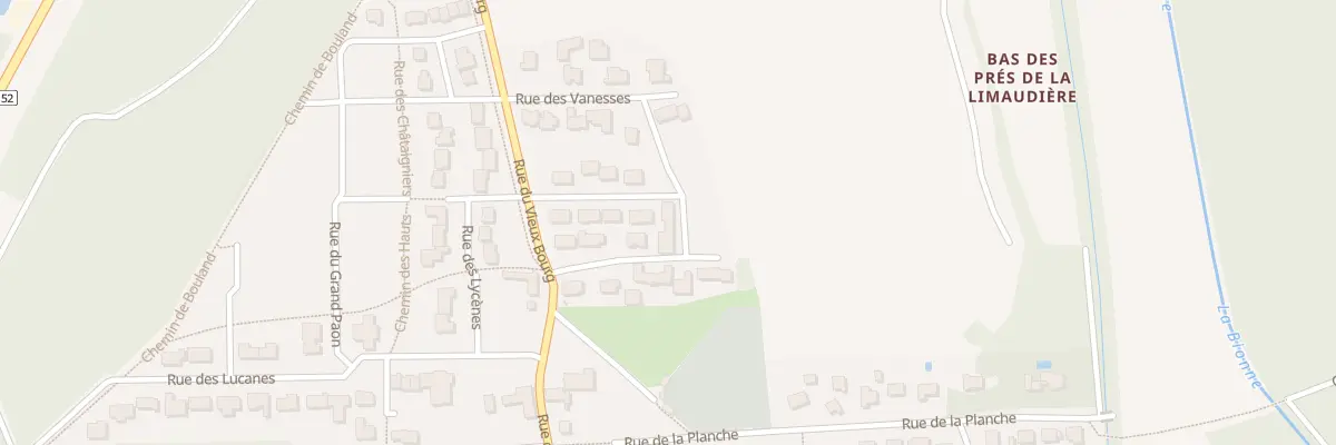 Plan du 10 Rue des Vanesses à Boigny-sur-Bionne