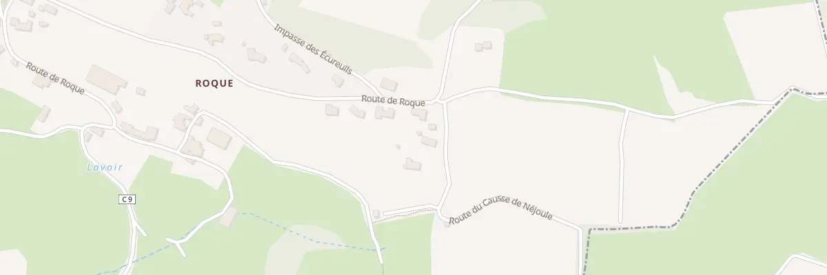 Plan du 5639F Roque à Camburat