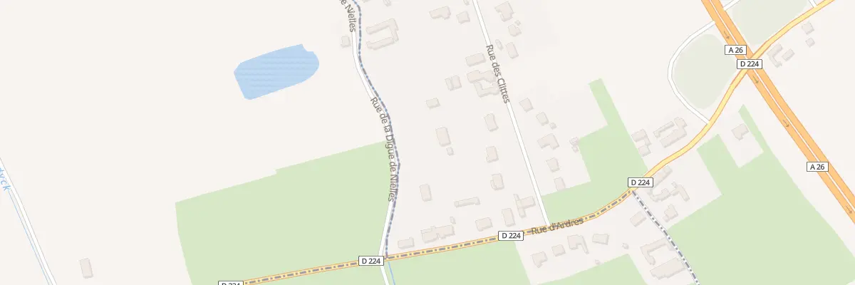 Plan du 7B Rue des Clittes à Nortkerque