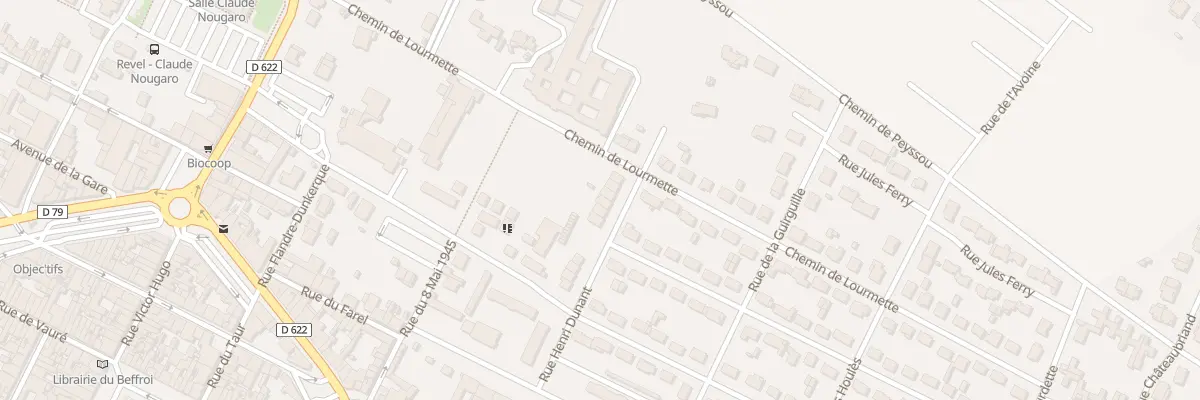 Plan du 4 Rue Henri Dunant à Revel