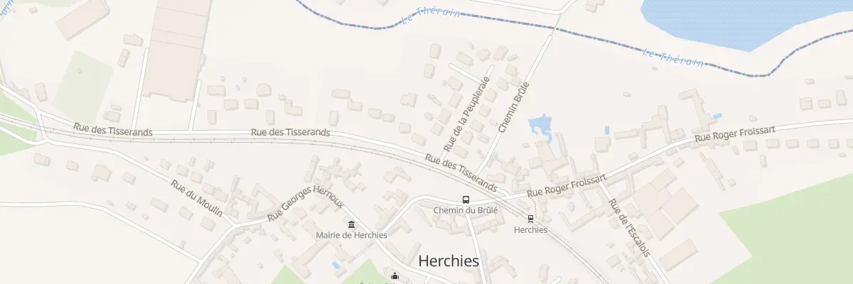 Plan du 4 Rue des Tisserands à Herchies