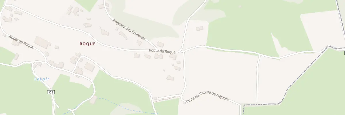 Plan du 22 Rte du Causse de Nejoule à Camburat