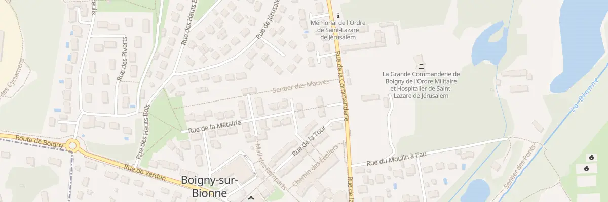 Plan du 3 Rue de la Métairie à Boigny-sur-Bionne