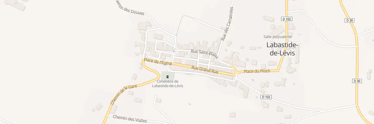 Plan du 23 Grand Rue à Labastide-de-Lévis